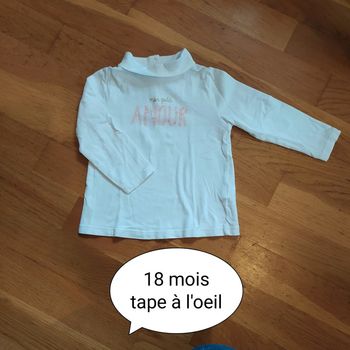 Sous pull 18 mois tape à l'oeil