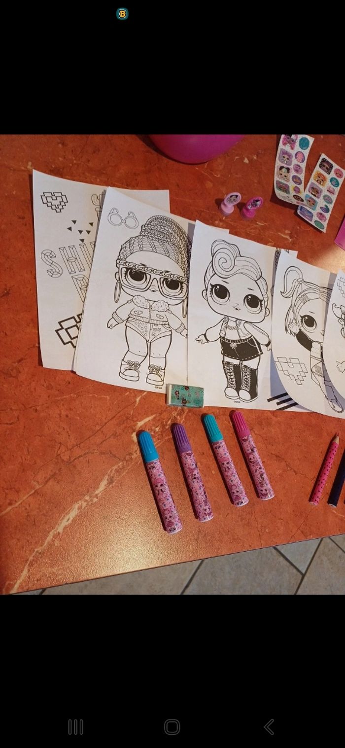 Ensemble coloriage poupée lol - photo numéro 2