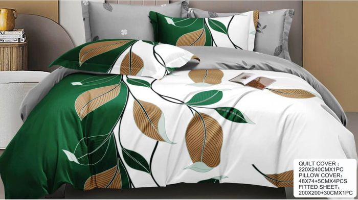 Draps de lit neuf à 45€ draps plat housse de couette plus 4 taies d’oreiller - photo numéro 7