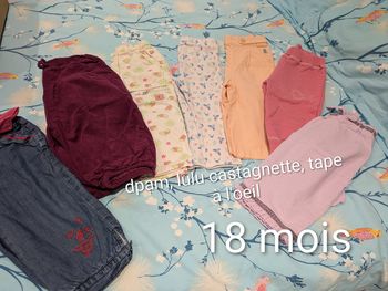 Lot 18 mois 