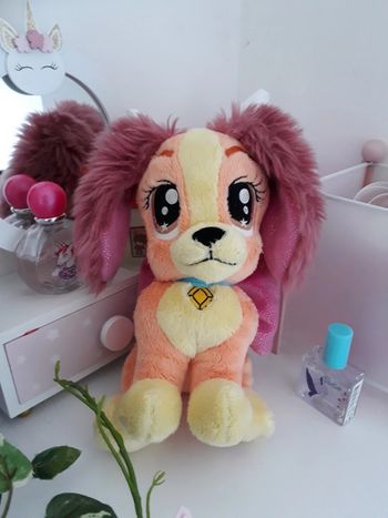 Péluche Lady Disney La Belle et Le Clochard Comme Neuve🌿💝