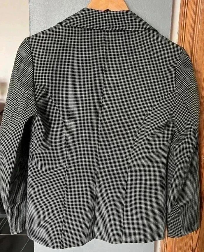 50 € Veste blazer à carreaux imprimé vichy vintage - photo numéro 2