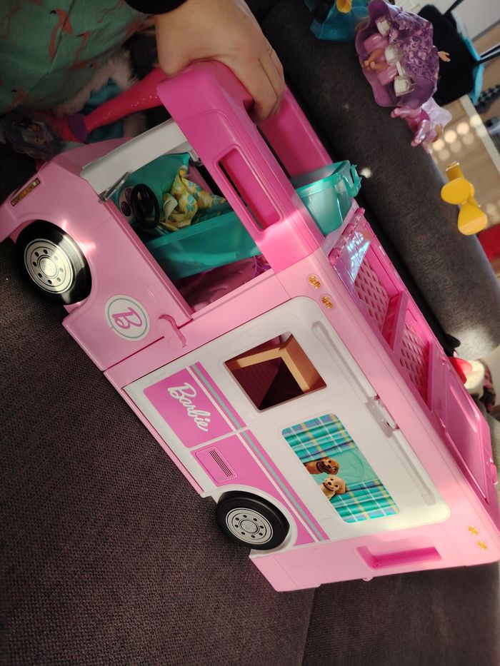 Camion camping car barbie