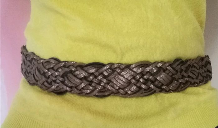 Ceinture neuve marron dorée - photo numéro 2