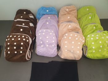 Lot de 17 couches lavables bbies