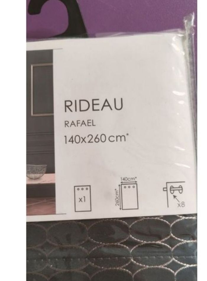 Lot 2 rideaux neuf - photo numéro 4