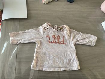 T shirt manches longues tape à l’œil  3 mois