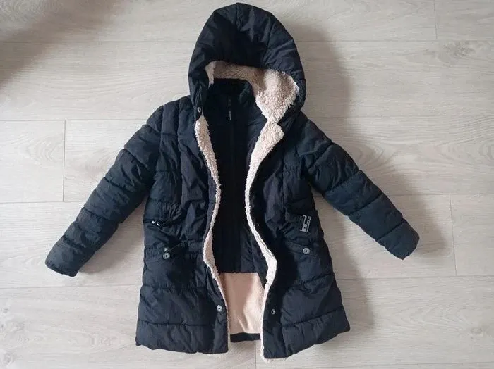 Manteau noir chaud fille Vertbaudet 6 ans - photo numéro 2