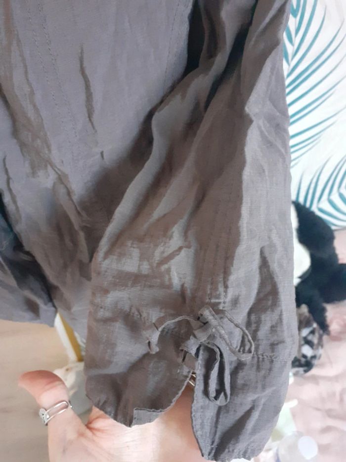 Veste épaulettes kaki L - photo numéro 2