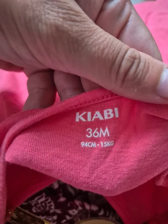 T shirt maman je t'aime a la folie 3ans 94cm - photo numéro 4