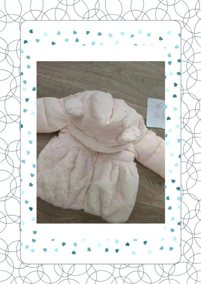 Manteaux doudoune blouson 6/9 mois / giubbino cappotto 6/9 mesi - photo numéro 2