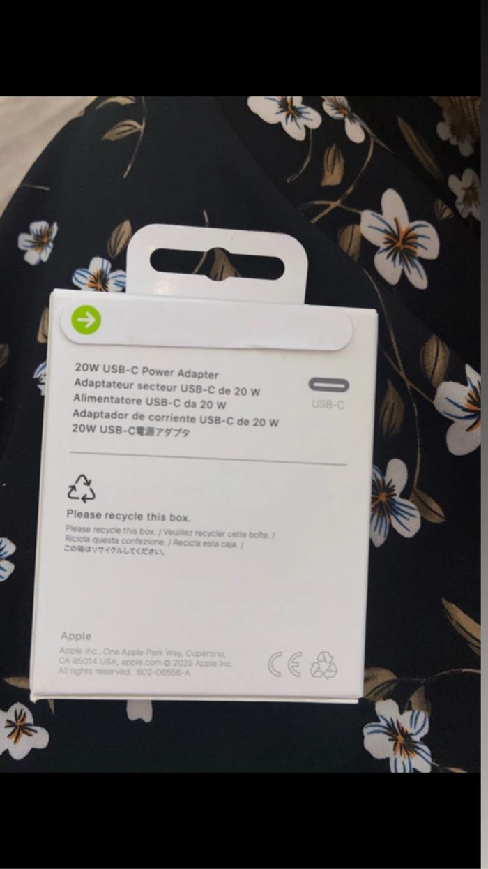Adaptateur  rapide usbc sur usbc 20w - photo numéro 2