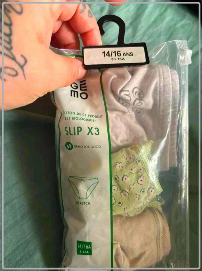 Lot  3 culotte taille  14/16ans - photo numéro 2