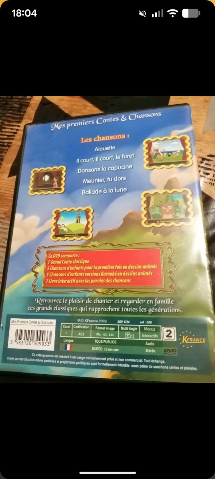 DVD Peter Pan, les premiers contes et chansons. - photo numéro 2