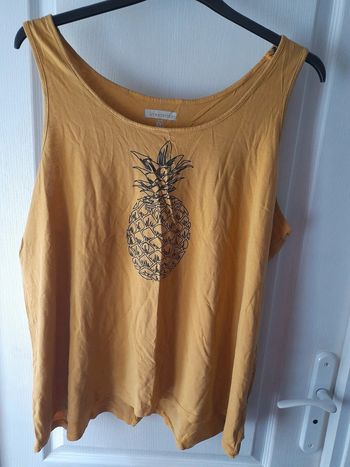 Débardeur moutarde "ananas" 🍍