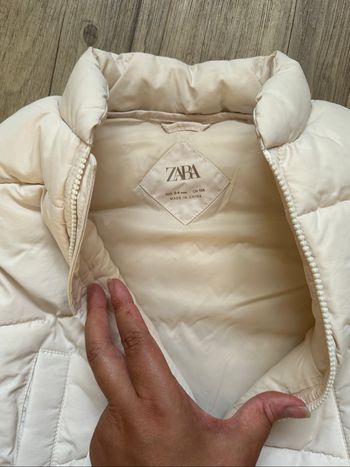Doudoune crème sans manche 3/4 ans h&m