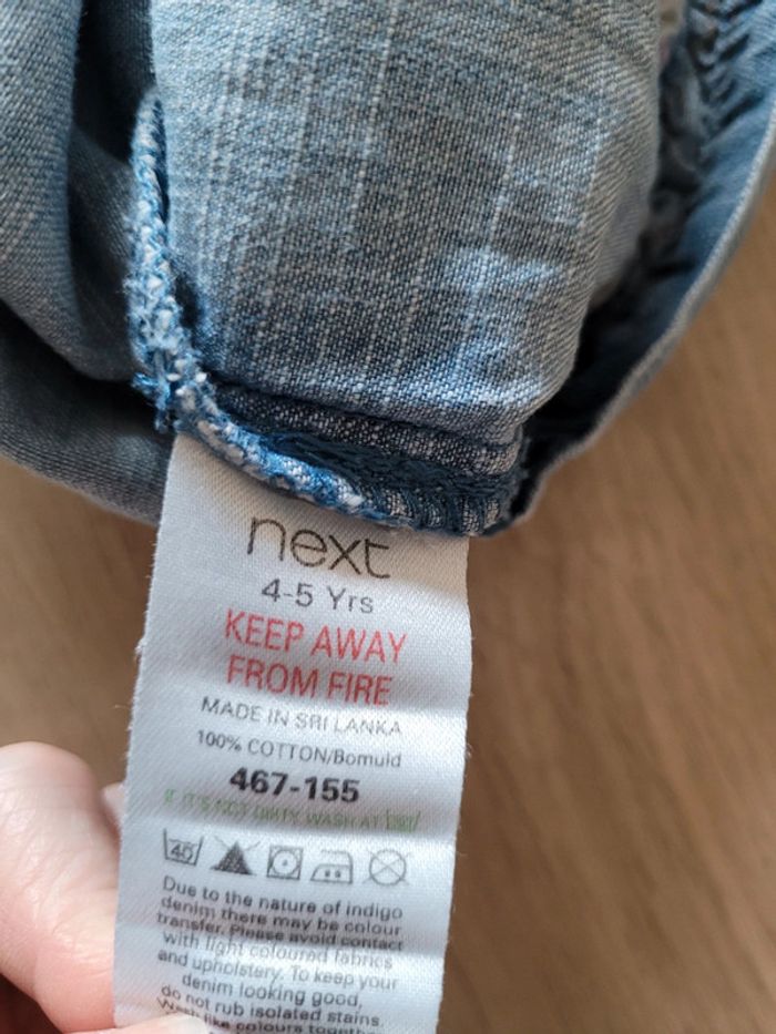 Robe en jean 4/5 ans - photo numéro 7