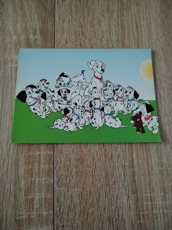 Carte postale les 101 dalmatiens