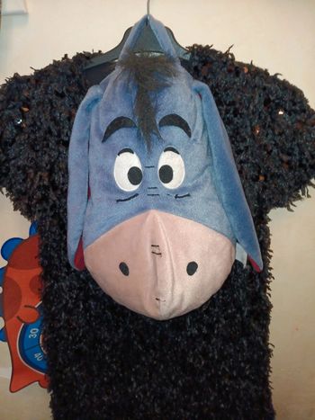 Peluche tête de bourriquet avec poche 40cm env défaut aux coutures pas de vinted go