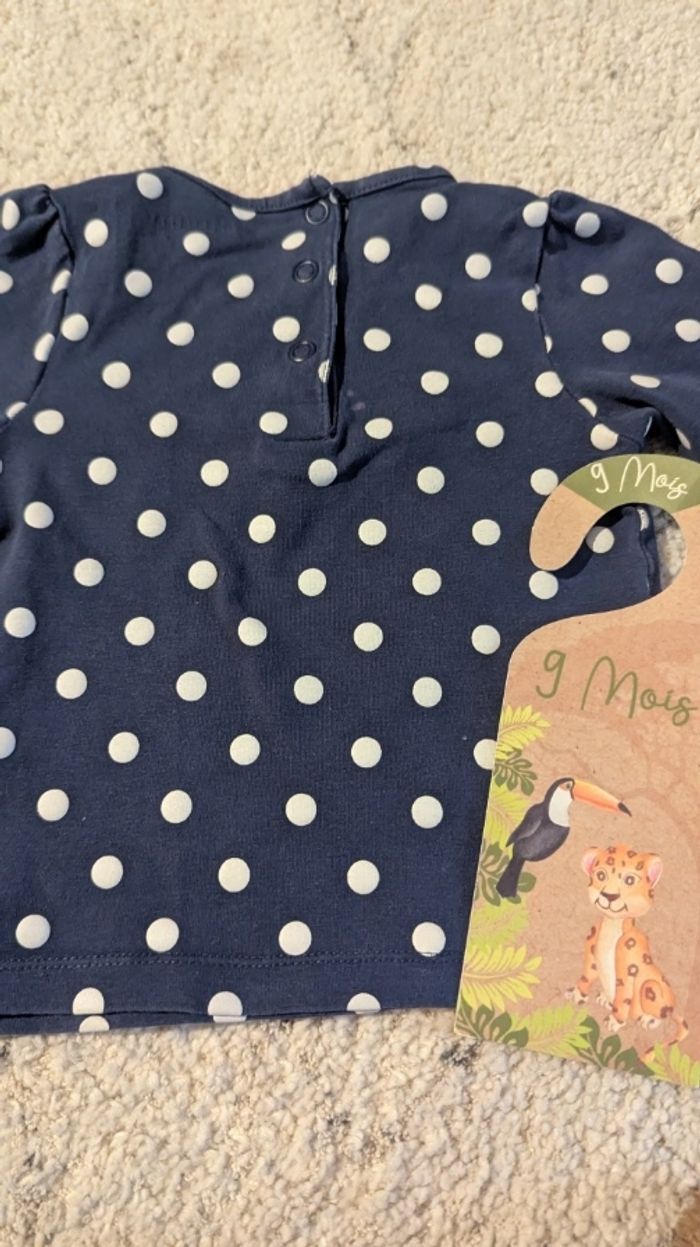 T-shirt bleu marine Orchestra - photo numéro 2