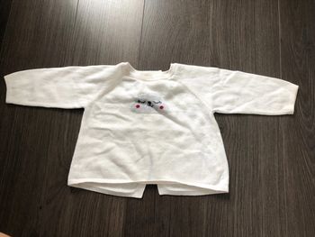 Pull coton et laine Bout’chou 9 mois