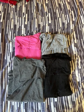Lot de 4 col roulé