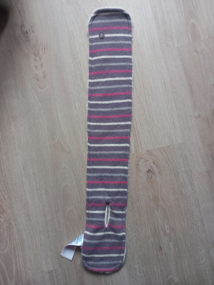 Ensemble bonnet et écharpe violet Okaïdi 6M - photo numéro 4