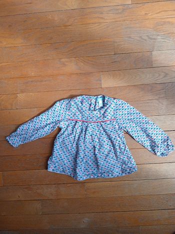 Blouse haut été fille Obaibi 18 mois
