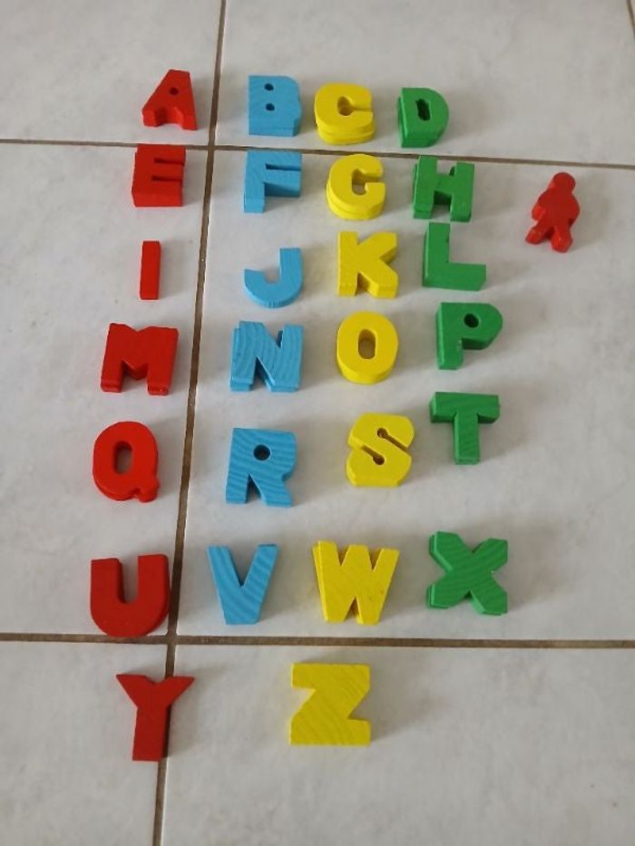 Lettres en bois