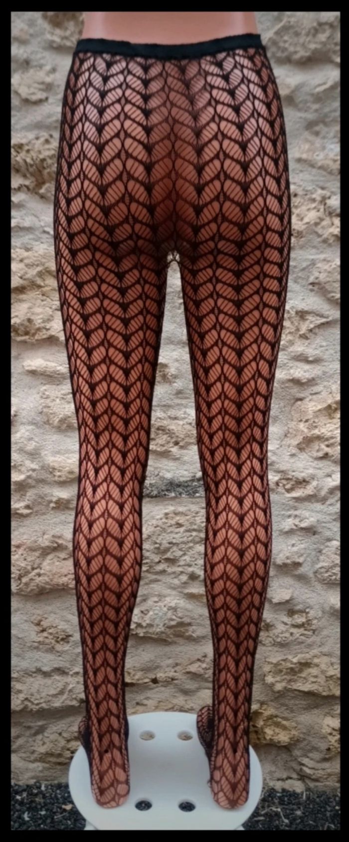 Collant résille motif fantaisie - photo numéro 3