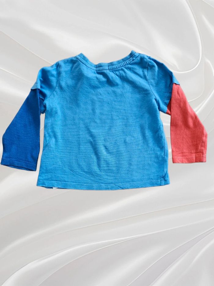T-shirt haut manches longues garçon 24 mois - photo numéro 2