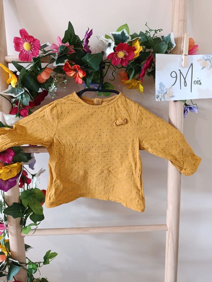 T-shirt manche longue 9mois kiabi