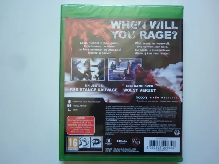 Werewolf The Apocalypse Earthblood Jeu Vidéo Xbox Series X - photo numéro 2