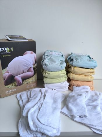 Lot de 10 couches évolutives pop in