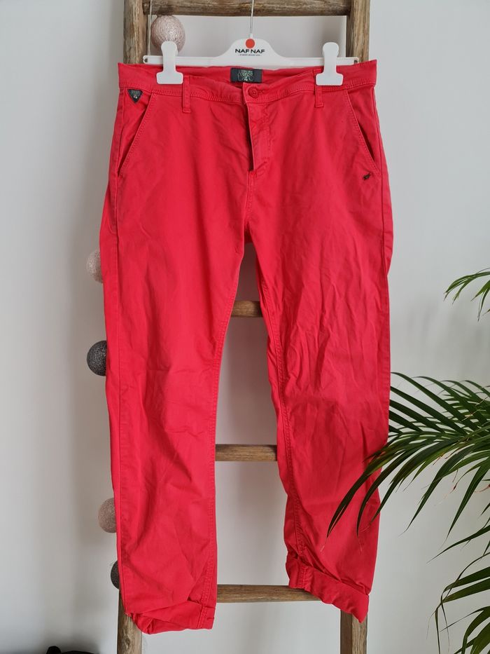 Pantalon rose Le Temps des Cerises taille 40 L