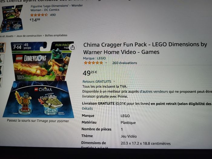 LEGO-Chima Cragger Fun pack-Dimensions - photo numéro 3