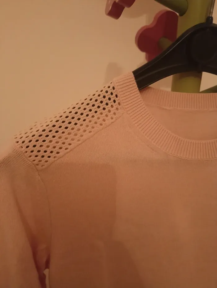 Joli pull coton fantaisie aux épaules T38 Aigle - photo numéro 2