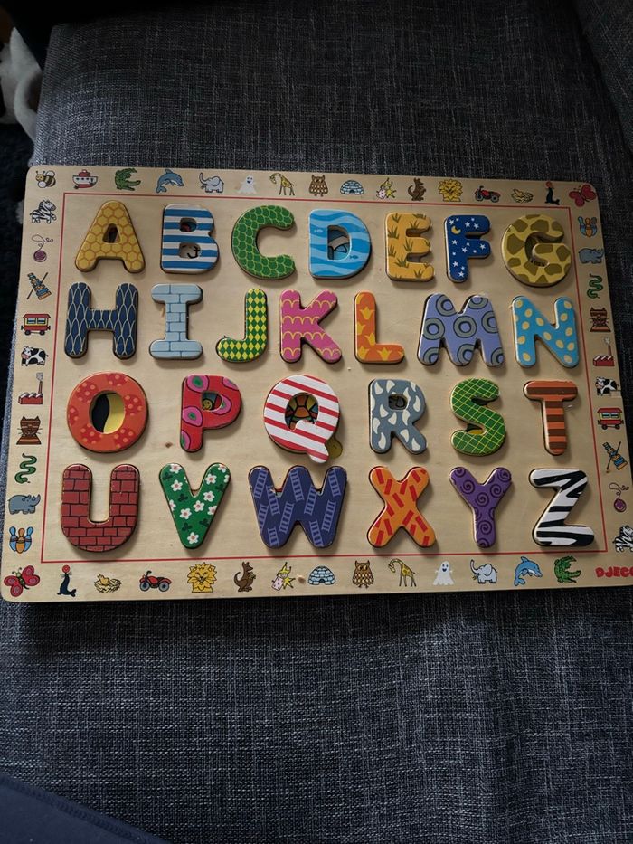 ABC Abécédaire en bois Djeco en très bon état