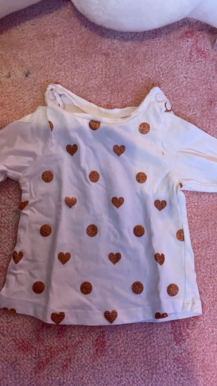 Lot de 3 tee shirt taille 6 mois - photo numéro 5