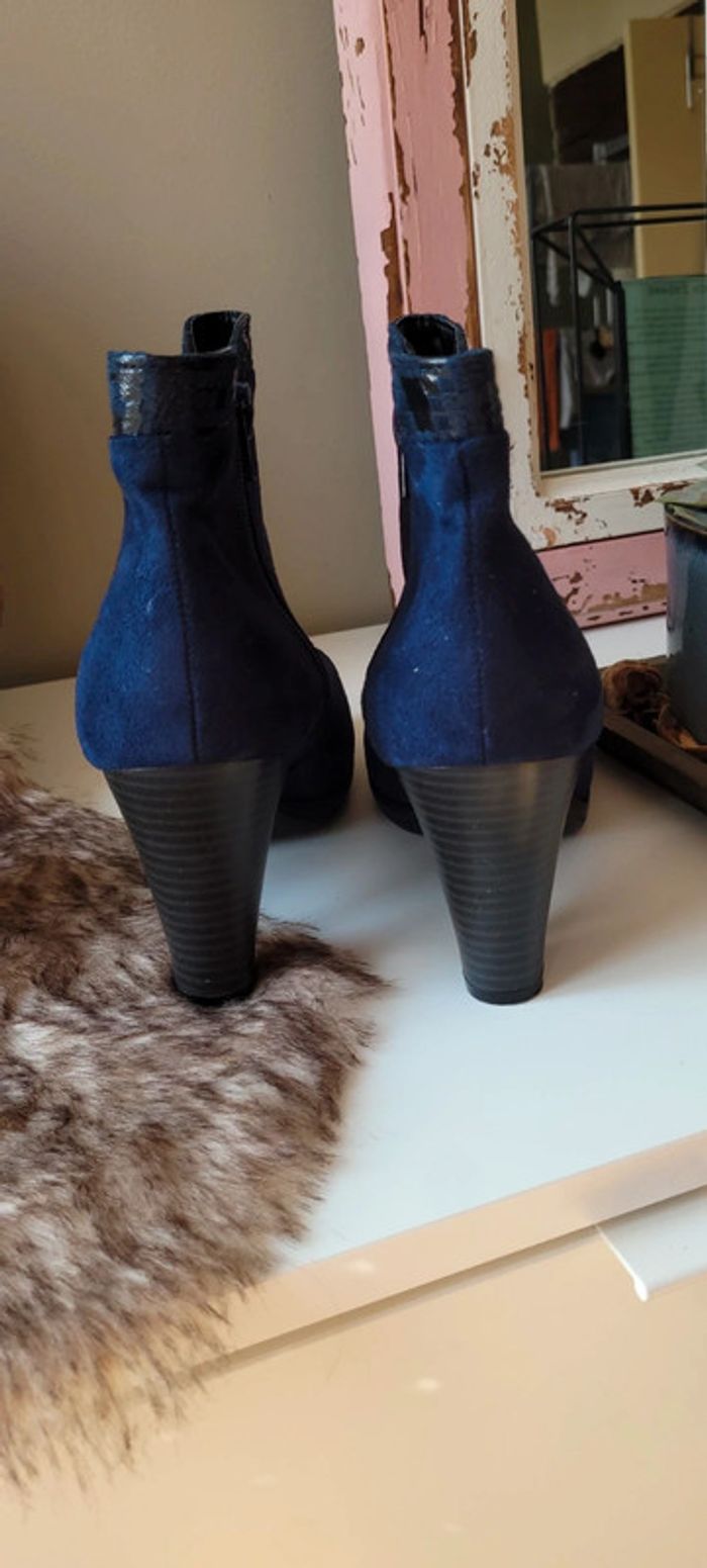 Bottines Treed One Taille 41 Marine - photo numéro 4