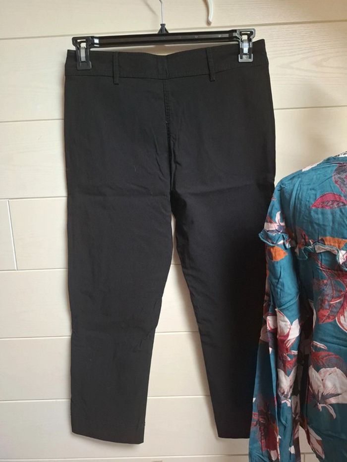 Lot pantacourt + blouse taille 40 - photo numéro 5