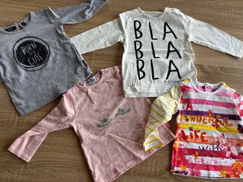 Lot t shirt ML 12 mois