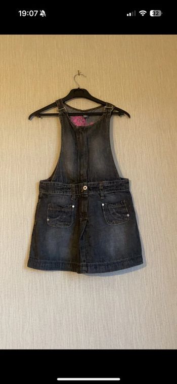 Robe salopette en jean Zara 9/10 ans