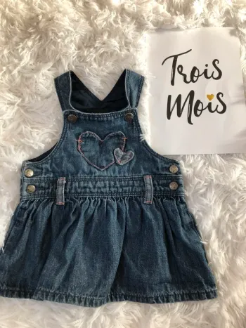 Robe en jean 3 mois