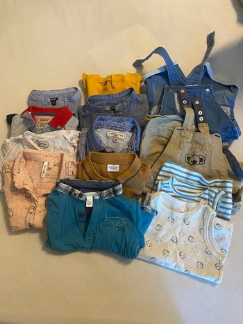 Lot vêtements bébé garçon 