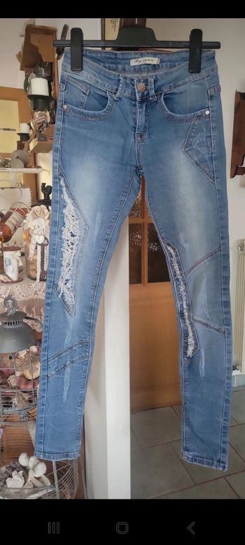 Jeans slim bleu