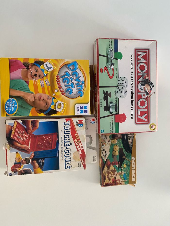 Lot de 4 jeux Voyage
