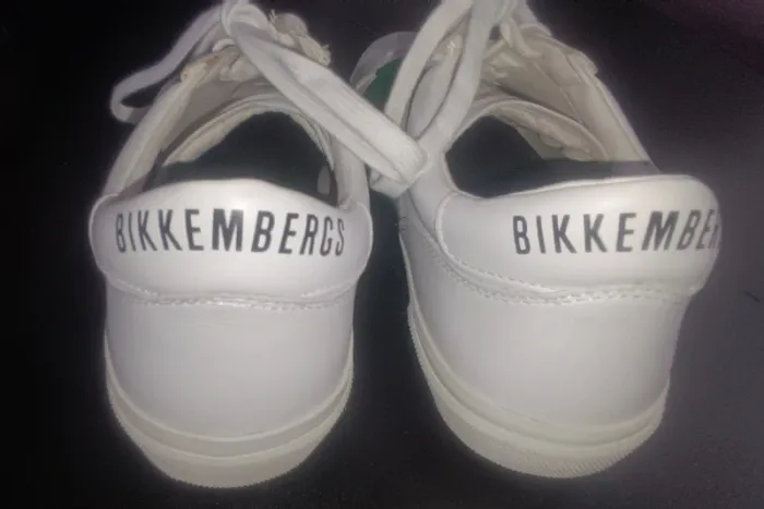 Sneakers cuir blanc/vert Bikkembergs - photo numéro 6