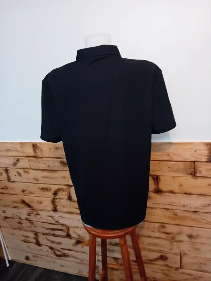 Polo noir homme - photo numéro 5