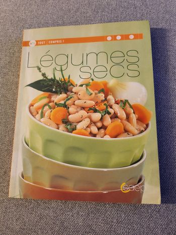 Livre recettes légumes sec tout est compris saep